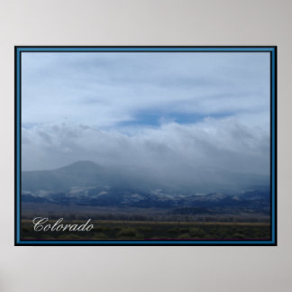 Affiches Colorado Montagnes Dans L'Affiche Nuages