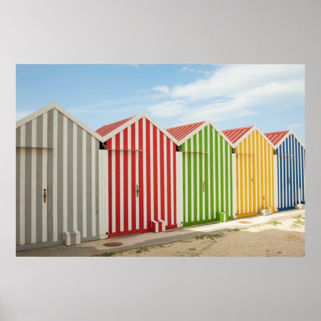 Affiches Colorful Huts (Devant)