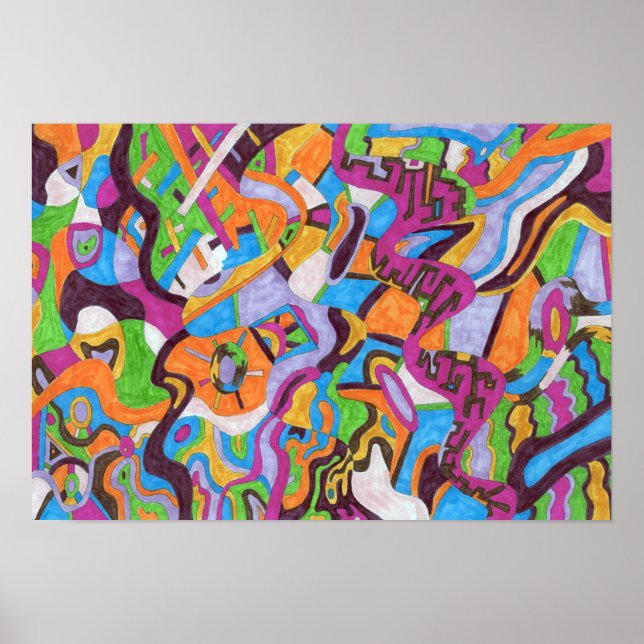 Affiches "Colorscape" 19x13 (Devant)