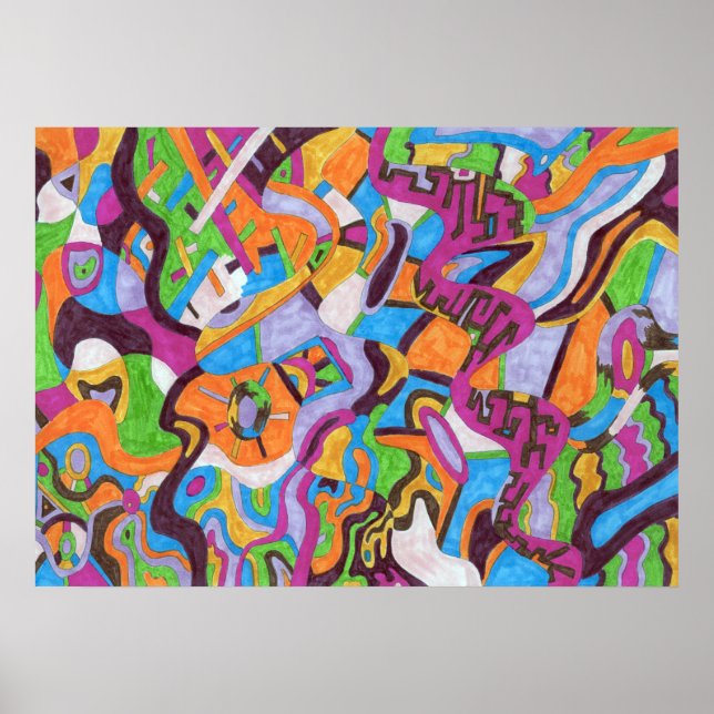 Affiches "Colorscape" 28x20 (Devant)