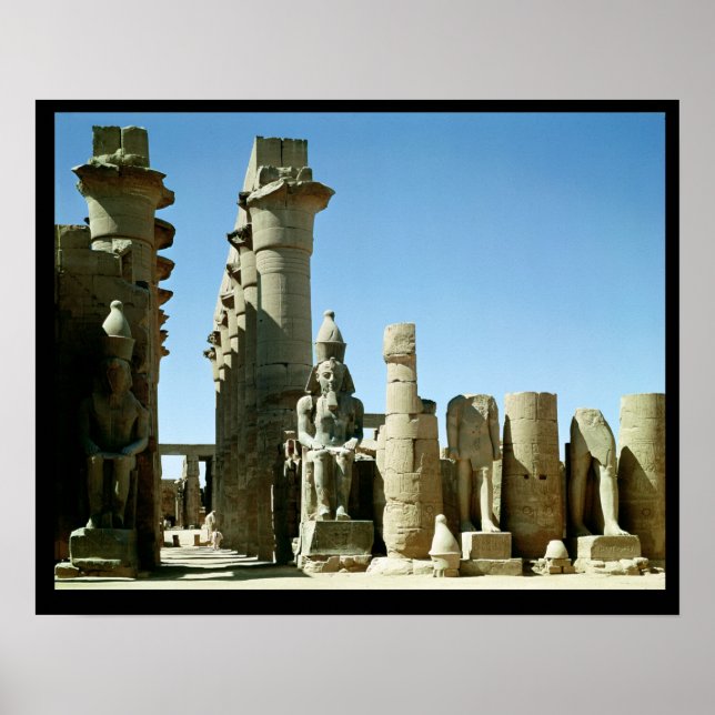 Affiches Colosses Ramesses II et Pylon d'Amenophis (Devant)