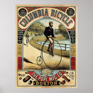 Affiches COLUMBIA BICYCLE c. 1890