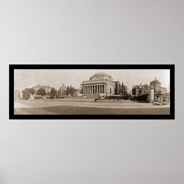 Affiches Columbia University NY Photo 1909 (Devant)