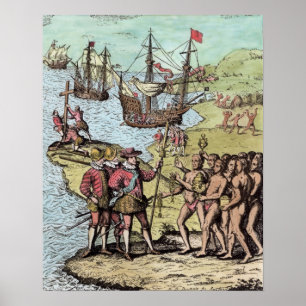 Affiches Columbus à Hispaniola