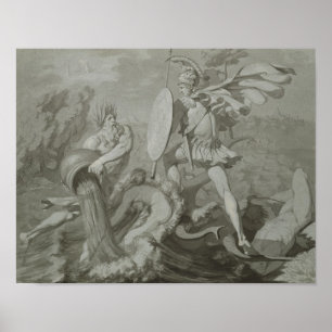 Affiches Combat d'Achille avec la rivière Scamander