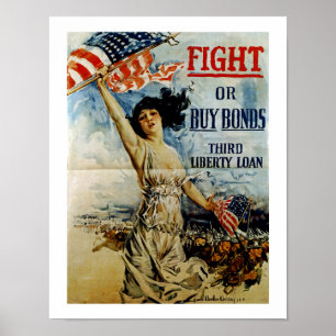 Affiches Combattre ou acheter des obligations ~ Troisième p