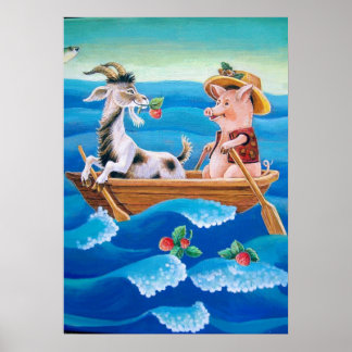 Affiches "Combien de fraises poussent dans la mer ?"