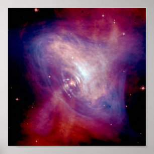 Affiches Combined X-Ray and Optical Images of the Crab Nebu