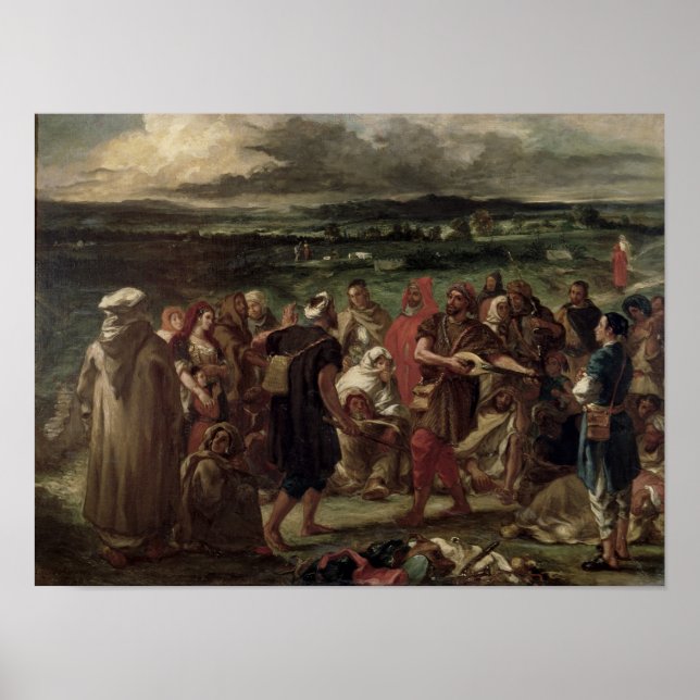 Affiches Comédiens ou buffons arabes, 1848 (Devant)