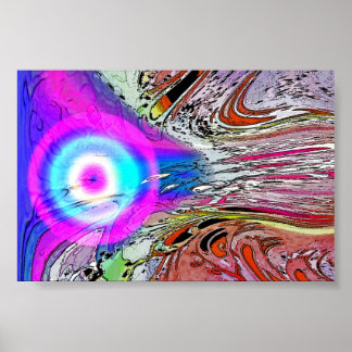 Affiches Comète brillante