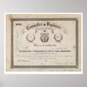 Affiches Comité de vigilance, San Francisco (2539A)