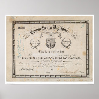 Affiches Comité de vigilance, San Francisco (2539A)