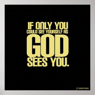 Affiches Comme Dieu Vous Voit