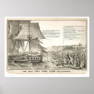 Affiches Comment ils viennent en Californie (0476A)
