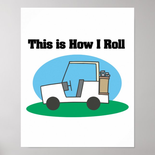 Affiches Comment je roule (Golf Cart) (Devant)