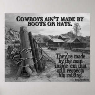Affiches Comment les cowboys sont fabriqués