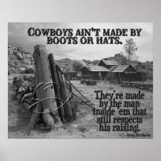 Affiches Comment les cowboys sont fabriqués
