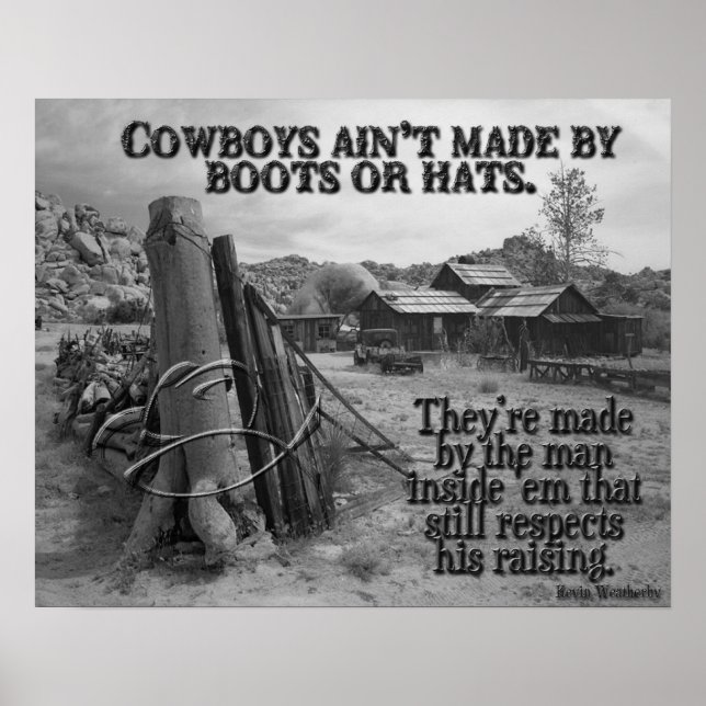 Affiches Comment les cowboys sont fabriqués (Devant)