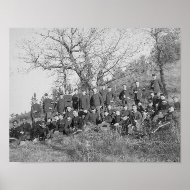 Affiches Compagnie C, 3e infanterie américaine à Fort Meade (Devant)