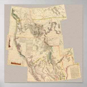 Affiches Composite Ouest des États-Unis