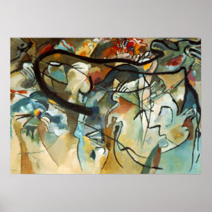 Affiches Composition Kandinsky V Peinture en toile Abstrait