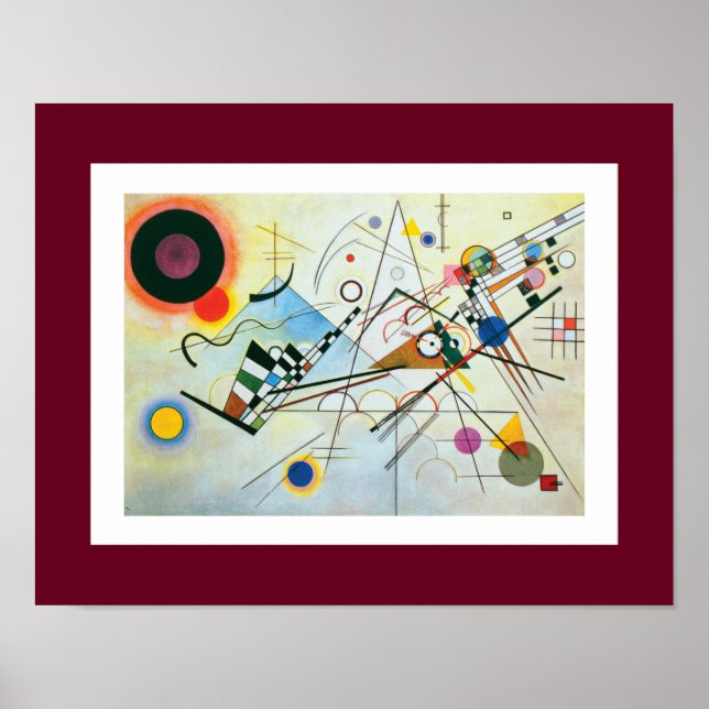 Affiches Composition VIII par Wassily Kandinsky (Devant)