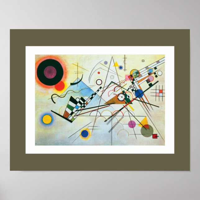 Affiches Composition VIII par Wassily Kandinsky (Devant)