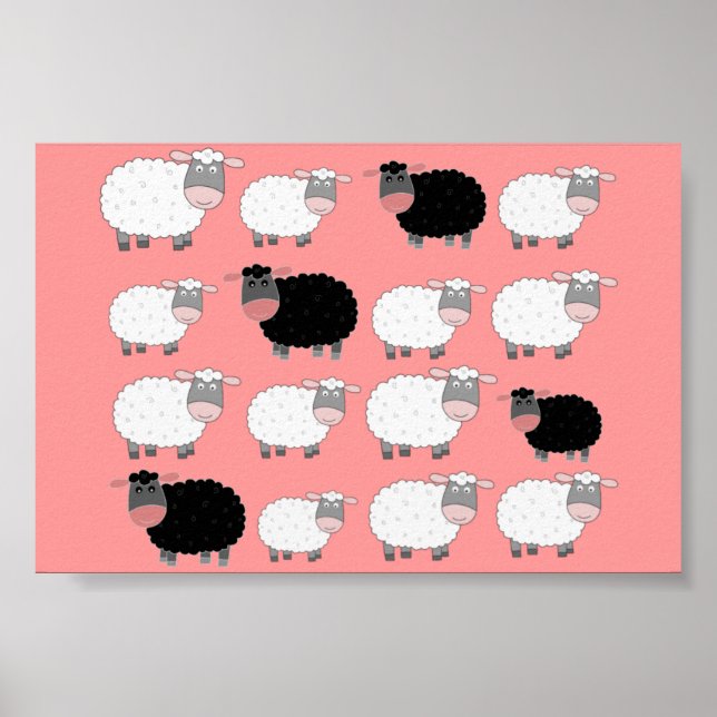 Affiches Compter les moutons (Devant)