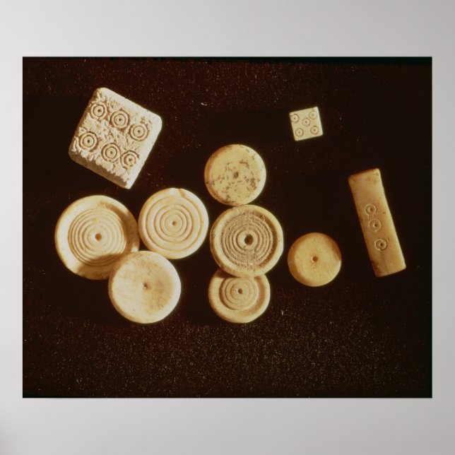 Affiches Comptoirs et dés, gallo-romains (Devant)