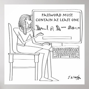 Affiches Computer Cartoon 9341