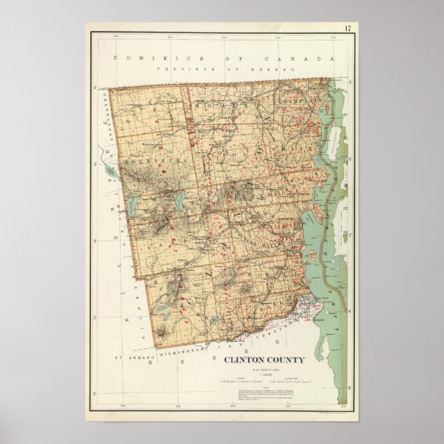 Affiches Comté de Clinton (Devant)