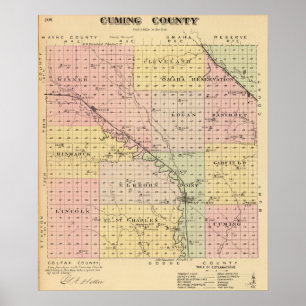 Affiches Comté de Cuming, Nebraska