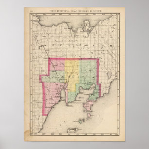 Affiches Comté de Delta Michigan