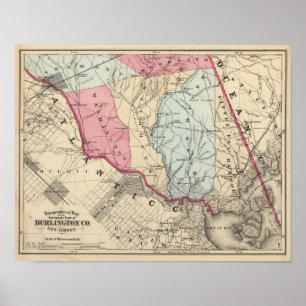 Affiches Comté de S Burlington, NJ