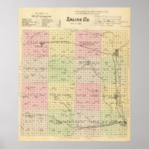 Affiches Comté de Saline, Nebraska
