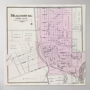 Affiches Comté de Sonoma, Californie 22