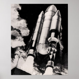 Affiches Concept artistique de véhicule de lancement de la 