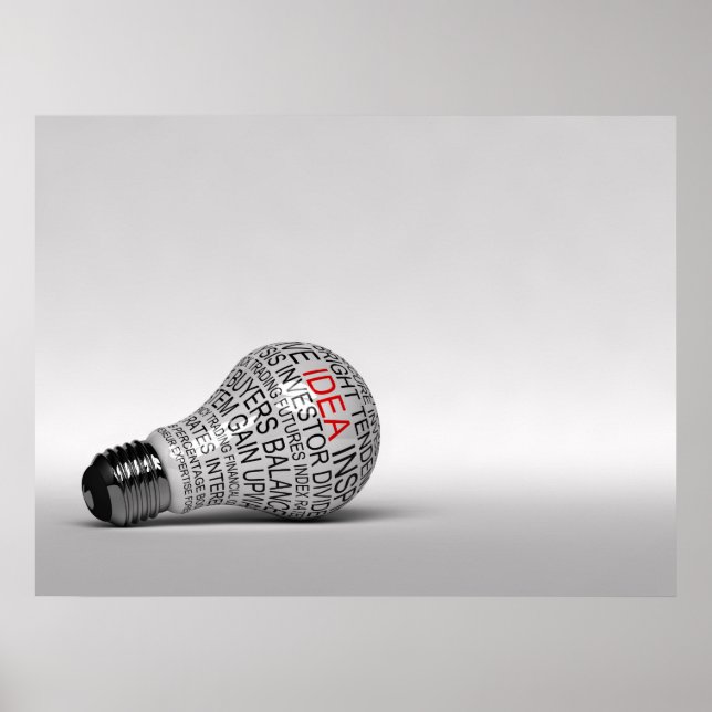 Affiches Concept d'idée (Devant)