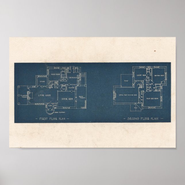 Affiches Conception de maison 10A8 vintage 1927 (Devant)