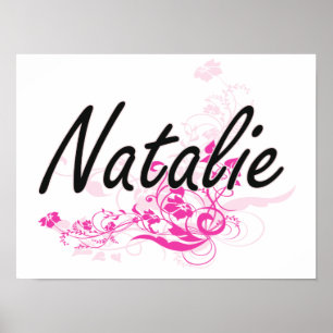 Affiches Conception nommée artistique de Natalie avec des