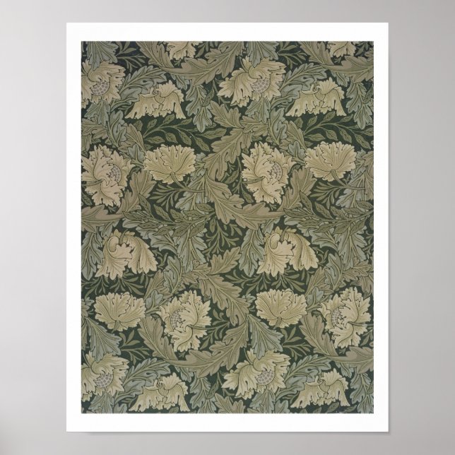 Affiches Conception pour papier peint 'Lea', 1885 (Devant)