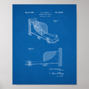 Affiches Conception pour un brevet d'appareillage de jeu