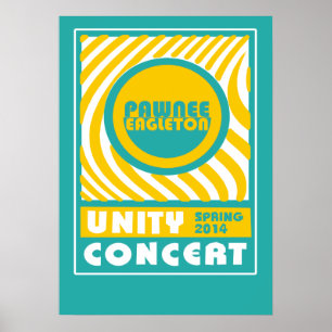 AFFICHES CONCERT UNITÉ DE PAWNEE EAGLETON