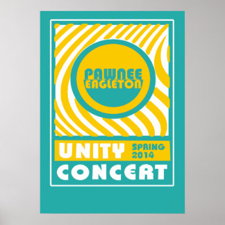 AFFICHES CONCERT UNITÉ DE PAWNEE EAGLETON