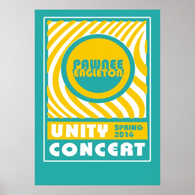 AFFICHES CONCERT UNITÉ DE PAWNEE EAGLETON (Devant)