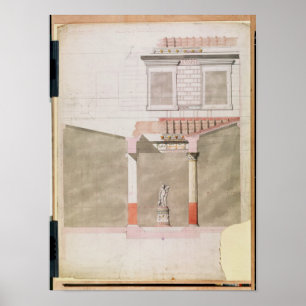 Affiches Concevez pour l'oreillette du palais de Pompeiian