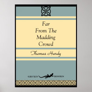 Affiches Concevez votre propre couverture de livre rétro Wa