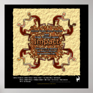 Affiches Concours d'écriture jeunesse 2010 - Impact