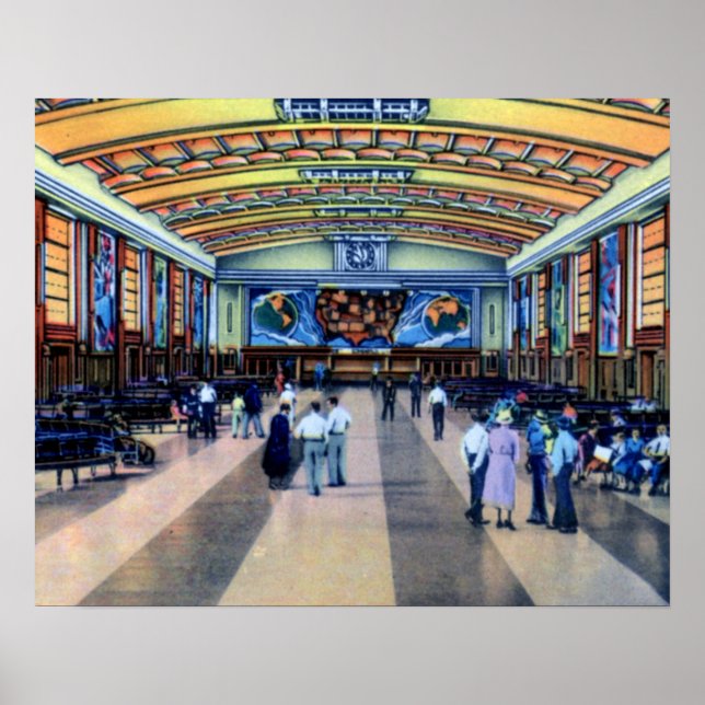Affiches Concours Terminal Union Cincinnati Ohio (Devant)