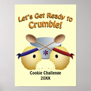 Affiches Concurrence de cuisson de biscuit